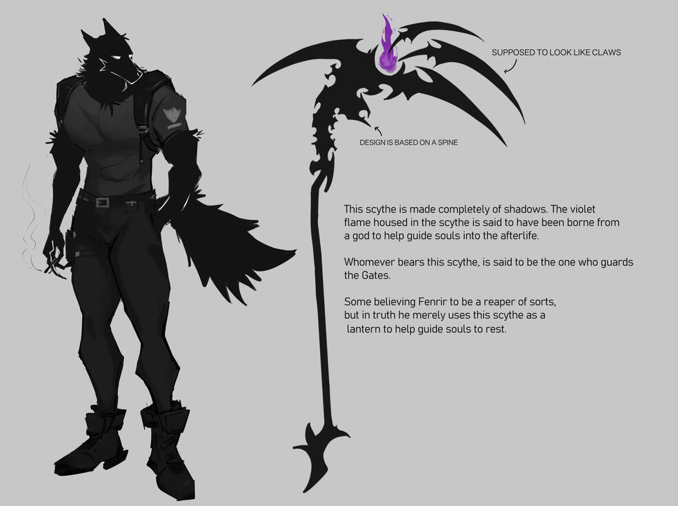 Fenrir Weapon Reference by @bearistas on Bluesky
